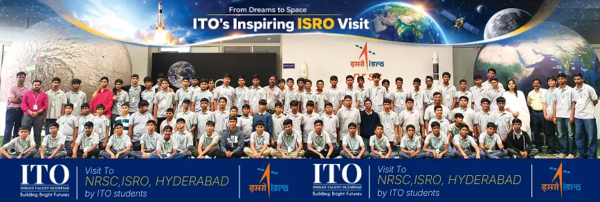 Indian Talent Olympiad Students’ Visit to NRSC, ISRO Hyderabad
