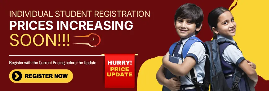 Indian Talent Olympiad Individual Student Price hike banner