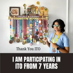 ITO Participant With Medal