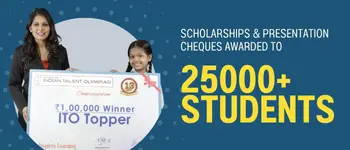  Indian Talent Olympiad winners receiving scholarships, cash awards, and recognition for national-level achievements