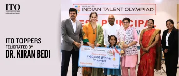 Awards ceremony for Indian Talent Olympiad toppers felicitated by Dr. Kiran Bedi