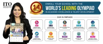 Indian Talent Olympiad brochure explaining exams, programs, awards and school benefits