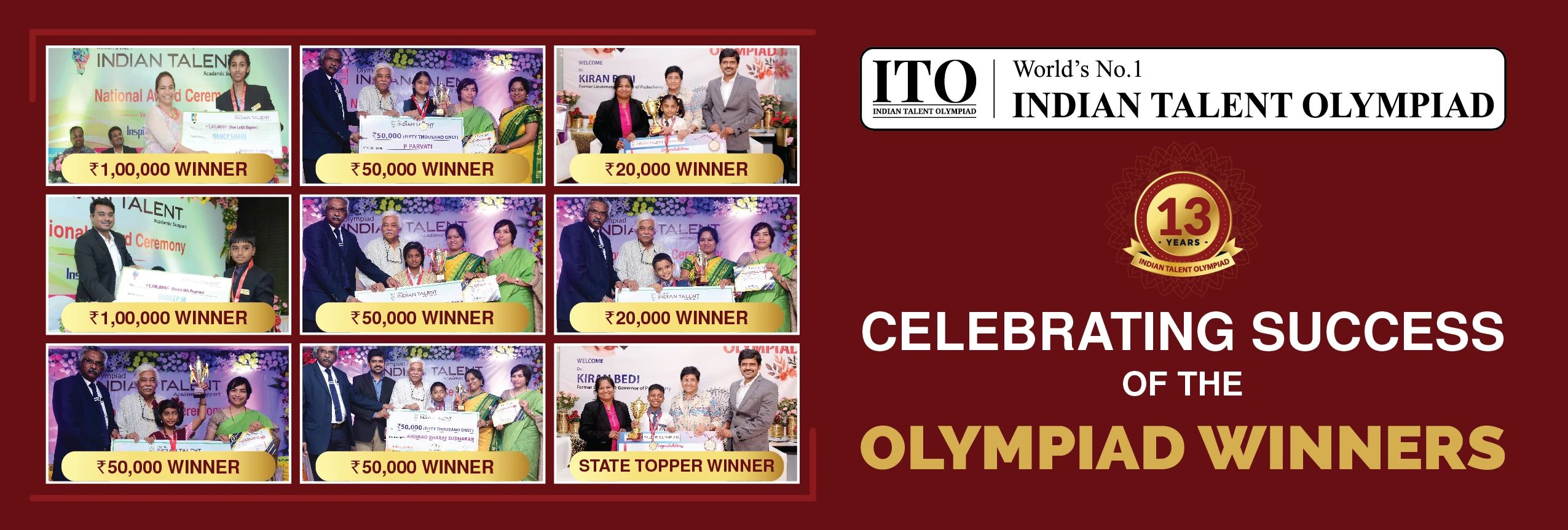 celebrating success of the olympiad winners